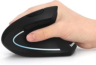 Lekvey Rechargeable Vertical vertical mouse product photo used in Ergonomic Mouse for Wrist Pain (2026)