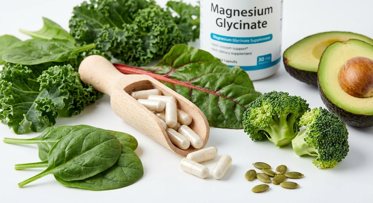 Magnesium glycinate supplements — most bioavailable form for inflammation