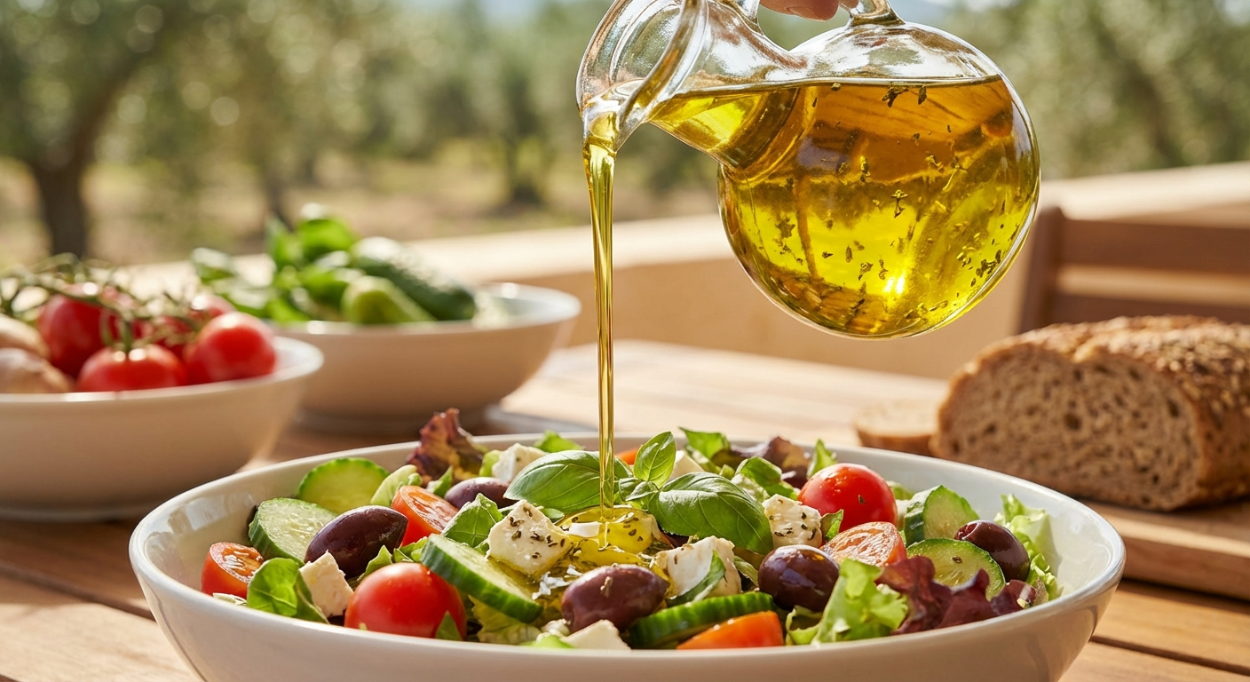 Extra virgin olive oil — cornerstone of the anti-inflammatory Mediterranean diet