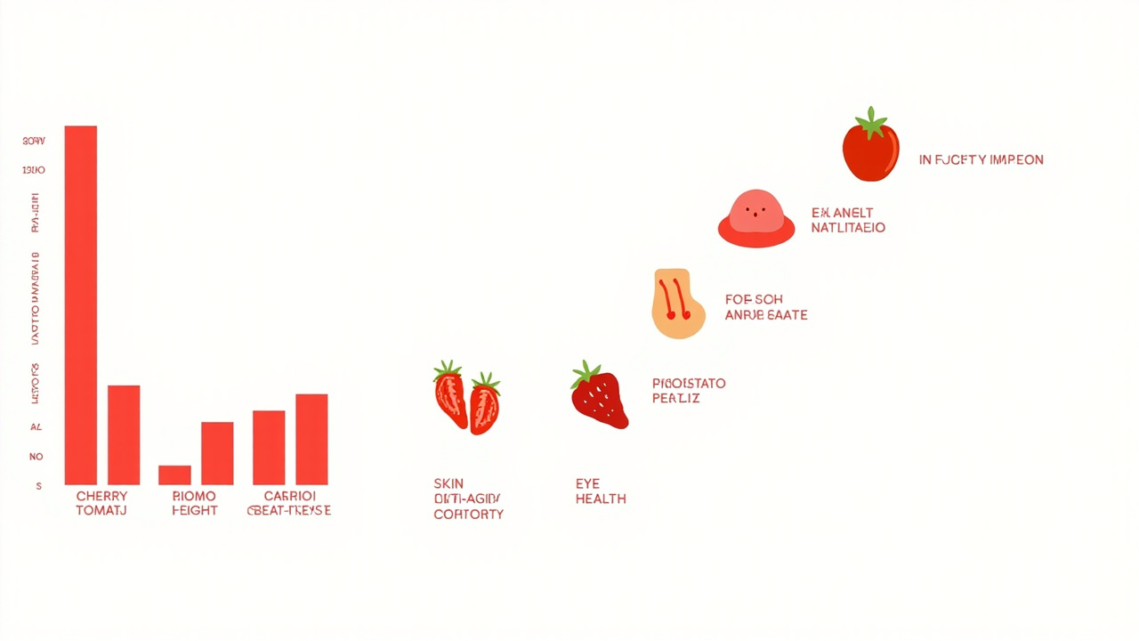 Tomato lycopene inflammation chart showing anti-inflammatory benefits