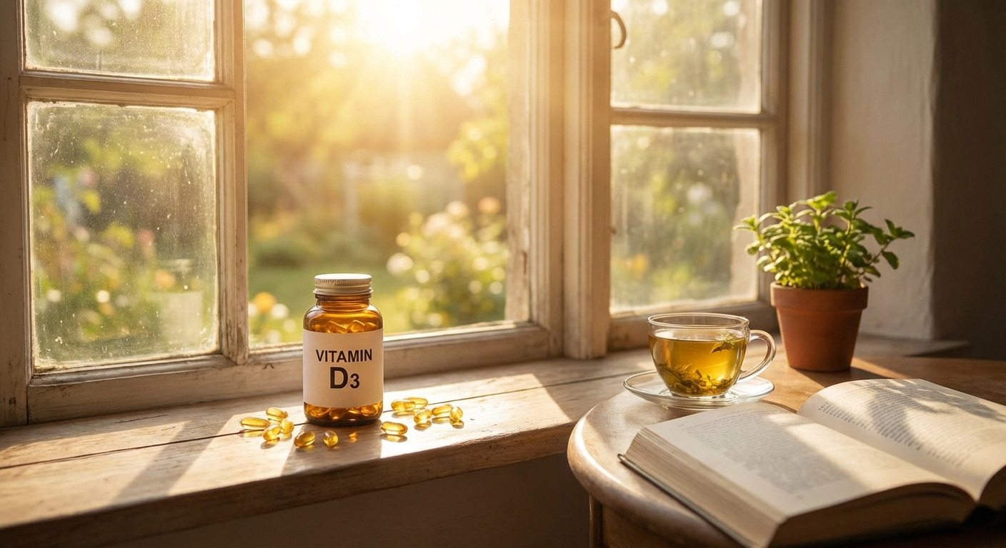 Vitamin D3 supplement — sunshine vitamin for inflammation control